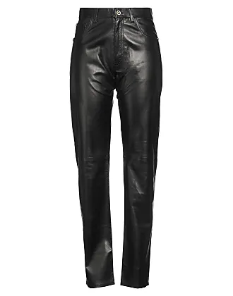 Waylin high-rise leather pants