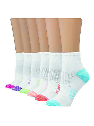 Hanes Womens 6-Pair Lightweight Breathable Ventilation Ankle Socks