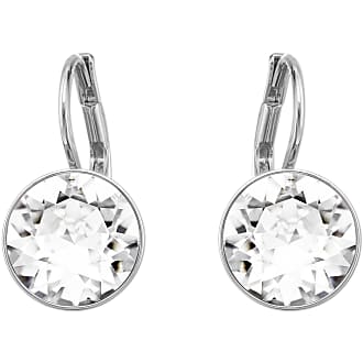 Swarovski Attract Stud Pierced Earrings, White, Rhodium plated : :  Clothing, Shoes & Accessories