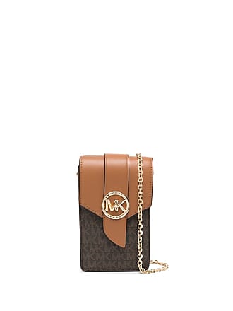 michael kors small saffiano leather smartphone crossbody bolsa