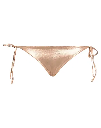 High-Waisted Bikini Bottom - Gold