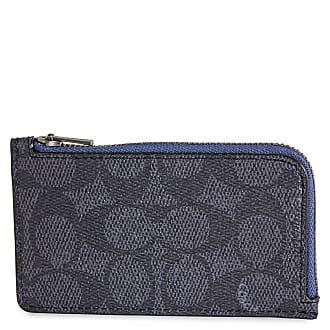  Coach Womens Refined Card Case in Signature Jacquard,  Charcoal/Black : Clothing, Shoes & Jewelry