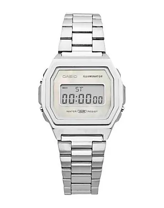 Stainless steel digital wrist on sale watch