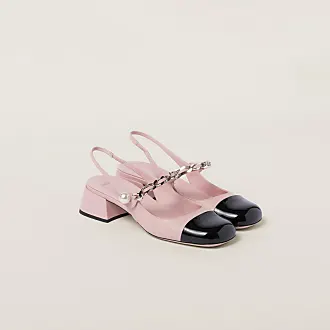 Miu Miu, Shoes, Miu Miu Pink Bow Embellished Heels