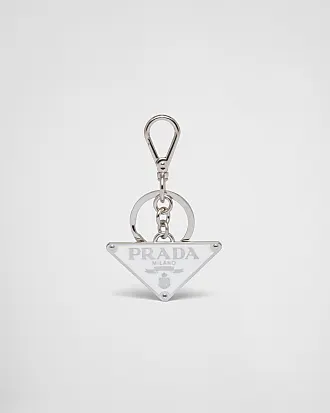 triangle-logo keyring, Prada