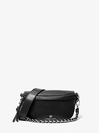 Michael Kors Sac MK noir à bandoulière Petit sac à main en cuir à glissière  - marron à prix pas cher