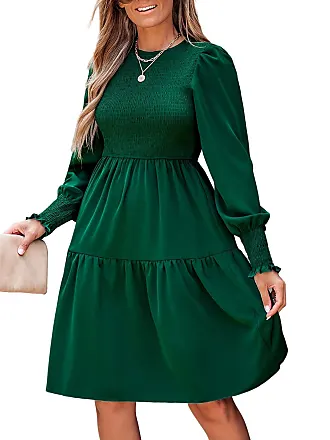 VMVICA Long dress, Medium Green