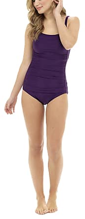 Tom Franks Ladies High Neck Swimming Costume with Tummy Control
