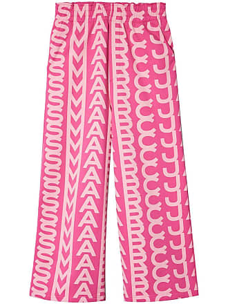 Marc Jacobs Monogram-Print Straight-Leg Jeans