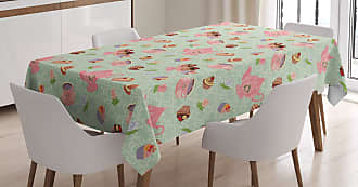 ALAZA Sea Turtle Starfish Shells Tablecloth Fabric Table Cover Rectangle Tablecloth 54 x 72 inch