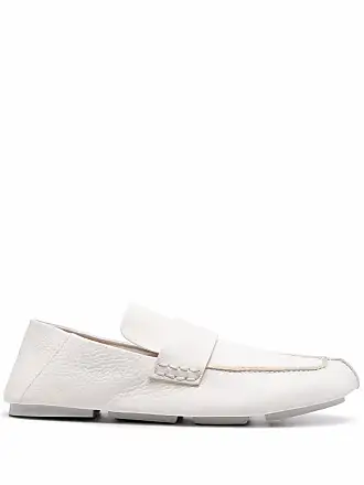 Mens white store leather slip on