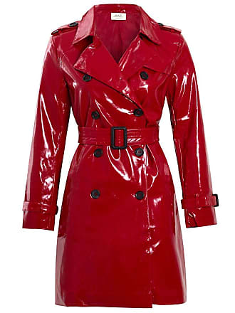 Size 8 10 12 14 16 Women's MAC Ladies TRENCH JACKET COAT Beige PU MAC Leather