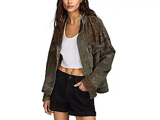 PATCHWORK CAMO CROPPED JACKET