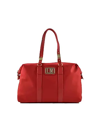 Totes bags Moschino - Red glittered suede tote - 746480082115