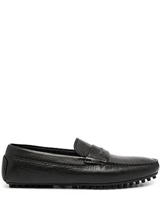 Giorgio Armani Loafers Shoes in Black for Men