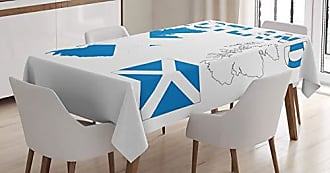 Landkarte und die Flagge Wasserfest Schottland Tischdecke 