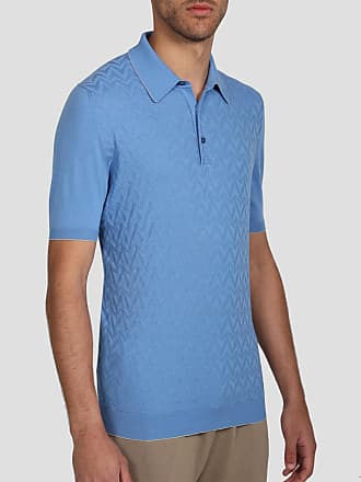 Louis Vuitton Navy Blue Cotton Pique Damier Pattern Polo T-Shirt L