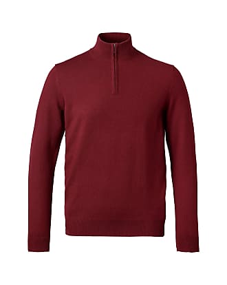 Unger Troyer rot Casual-Look Mode Pullover Troyer 