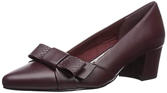 Easy Street Womens Triana Dress Pump, Burgundy, 6.5 2W US