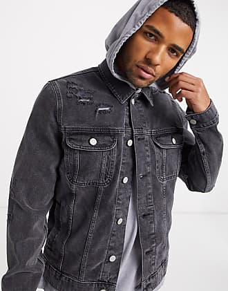 Denim Jackets for Men in Black − Now: Shop up to −60% | Stylight