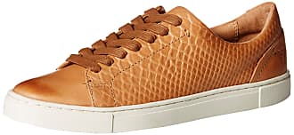 Frye Womens Ivy Low Lace Sneaker, Camel, 5.5