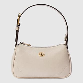 Gucci Aphrodite Embellished Leather Shoulder Bag - Brown - One Size