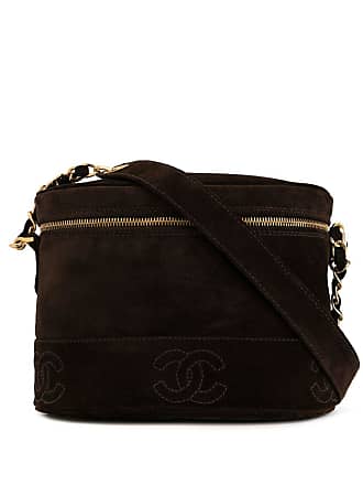 Chanel Pre-owned 2003-2004 logo-debossed Tassel Shoulder Bag - Brown