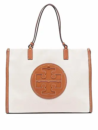 Tory Burch Perry Canvas Triple-Compartment Tote - Neutrals