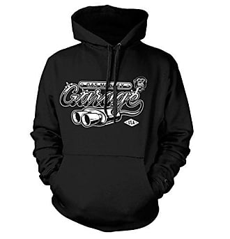 Noir Gas Monkey Garage Officiellement Marchandises sous Licence GYSOT Sweatshirt