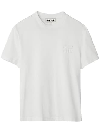 MIU MIU Women Cropped Jersey T-shirt – Atelier New York