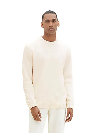Rundhals Pullover in Weiß für Herren von Tom Tailor | Stylight