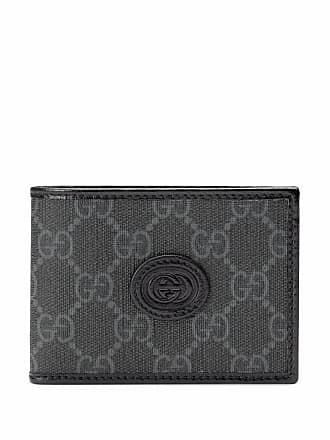 Gucci Kingsnake Print GG Supreme Wallet - Black - Wallets
