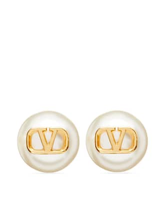 Valentino V-Logo Hoop Earrings – Rent a Dress