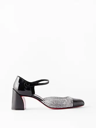 Gianvito Rossi - Ribbon Velvet Mary Jane Flats - Womens - Black