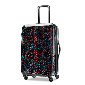 American Tourister American Tourister Moonlight Hardside Expandable Luggage, Speckle Black, Checked-Medium 24-Inch