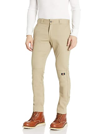 dickies skinny double knee khaki