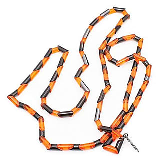 DAMEN Accessoires Modeschmuckset Orange Orange/Beige Einheitlich Rabatt 96 % NoName Stein Halskette 