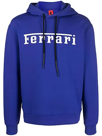 Logo viscose blend hoodie - Ferrari - Men