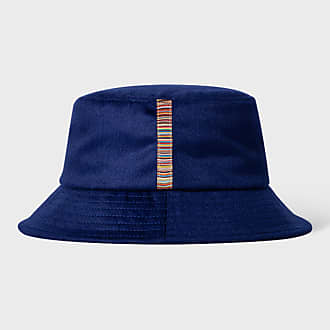 MENS BLUE HEMPSTEAD EMBROIDERED BUCKET HAT