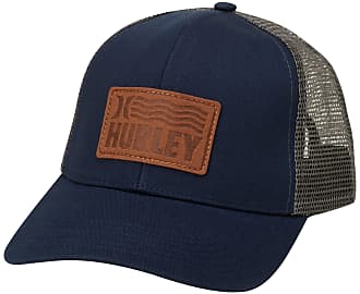 Hurley Mens Baseball Cap - Fairway Trucker Curved Brim Snap-Back Trucker Hat, Size One Size, Navy