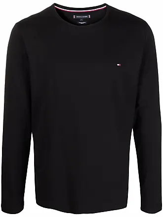Men's Shirt Tommy Hilfiger Slim Plain 100% cotton collar Italian Long sleeve