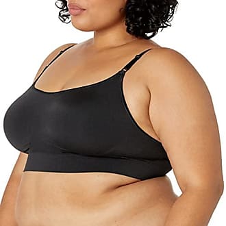 Warner's Womens Blissful Benefits Easy Size No Dig Wirefree Bra, Black, XX-Large