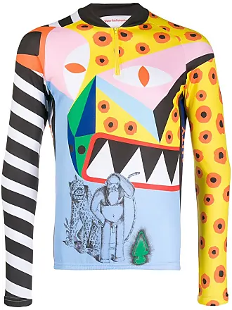 Walter Van Beirendonck - Authenticated T-Shirt - Cotton Blue Abstract for Men, Never Worn, with Tag