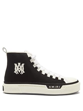 Alexander Mcqueen Outlet: New Court Eco sneakers in leather and neoprene -  Black