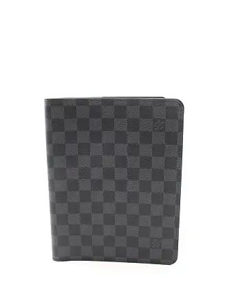 Louis Vuitton 2019 Agenda Bureau Damier Graphite Notebook Cover PVC Black