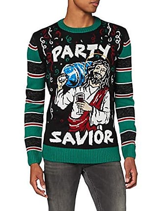 Urban Classics Sausage Dog Christmas Sweater Pullover Weihnachten Herren S XXL