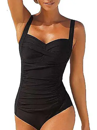 Blooming Jelly Womens One Piece Swimsuit Tummy Control Bathing