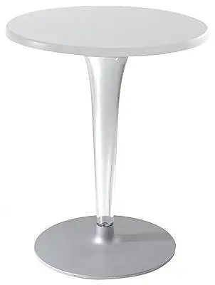 Tavolo rotondo TopTop - Dr. YES di Kartell - bianco