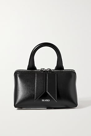 Attico Small 6pm Leather Shoulder Bag In Black