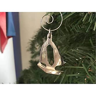 Hampton Nautical K-269-CH-x Chrome Yacht 5-Christmas Tree Decorating Idea-Xmas Ornament, 5